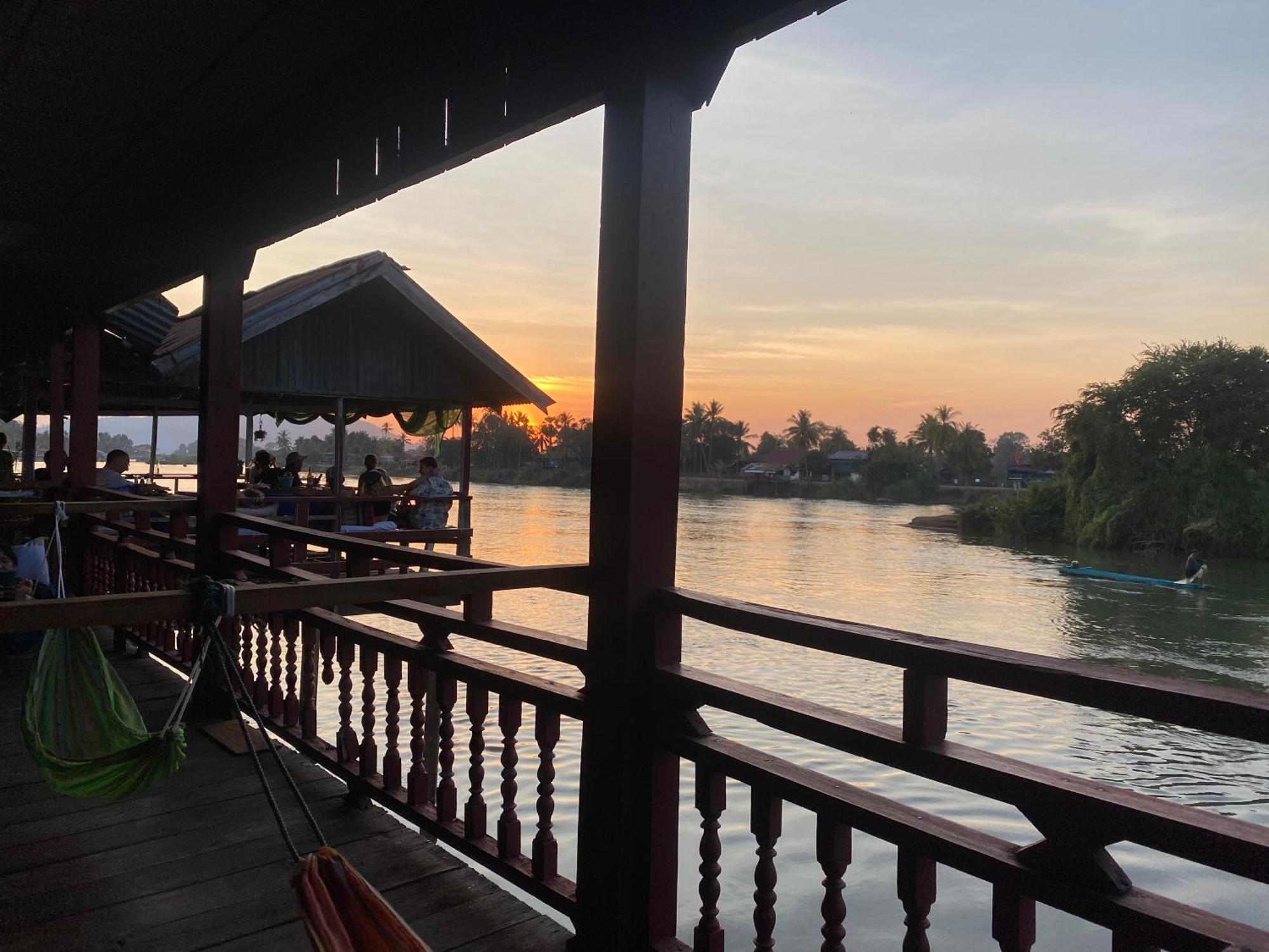 Souksanh River Bungalow Muang Không エクステリア 写真