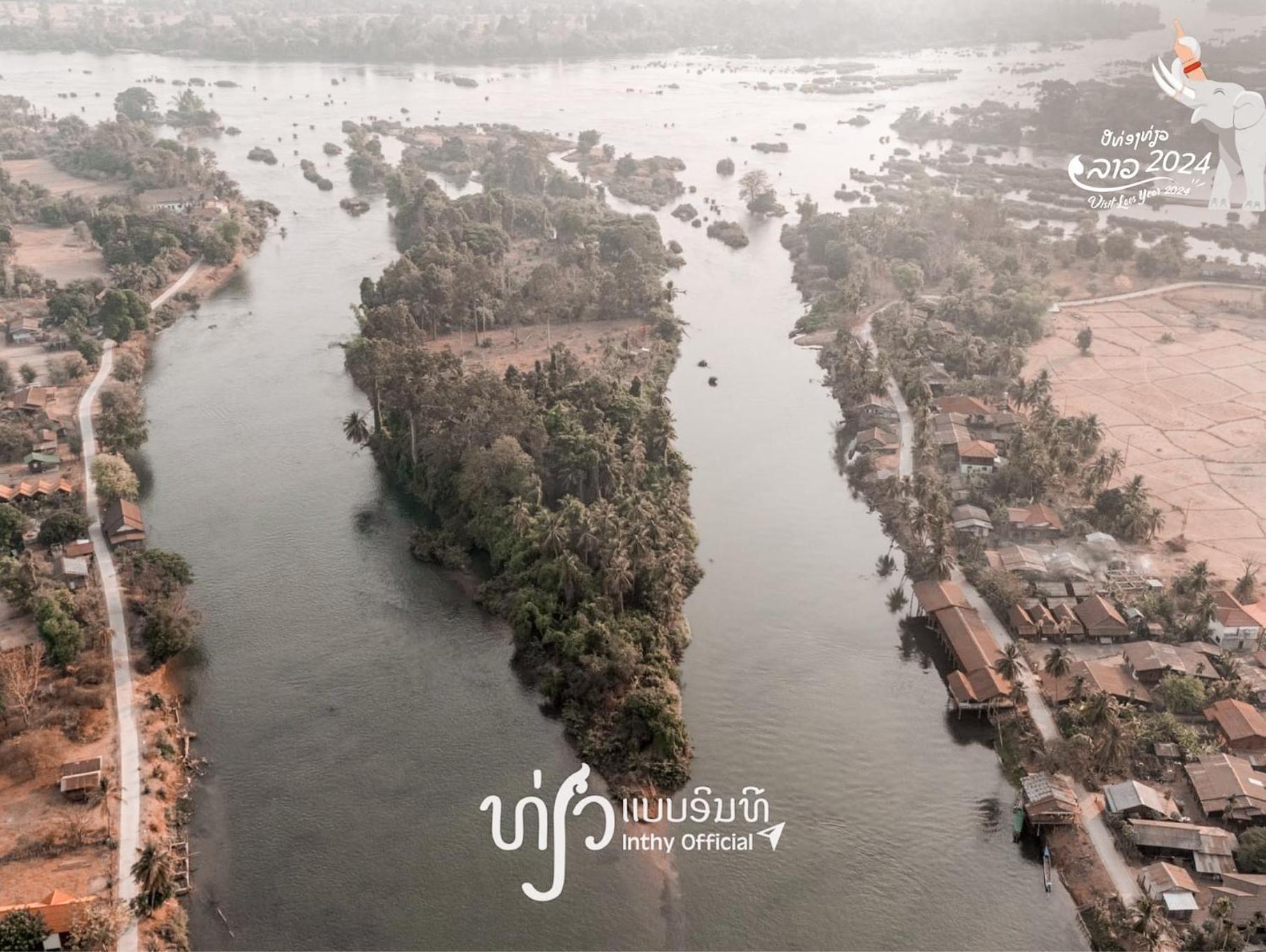 Souksanh River Bungalow Muang Không エクステリア 写真